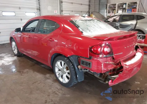 2013 Dodge Avenger R/T z USA, uszkodzony, nr VIN 1C3CDZBG9DN685273